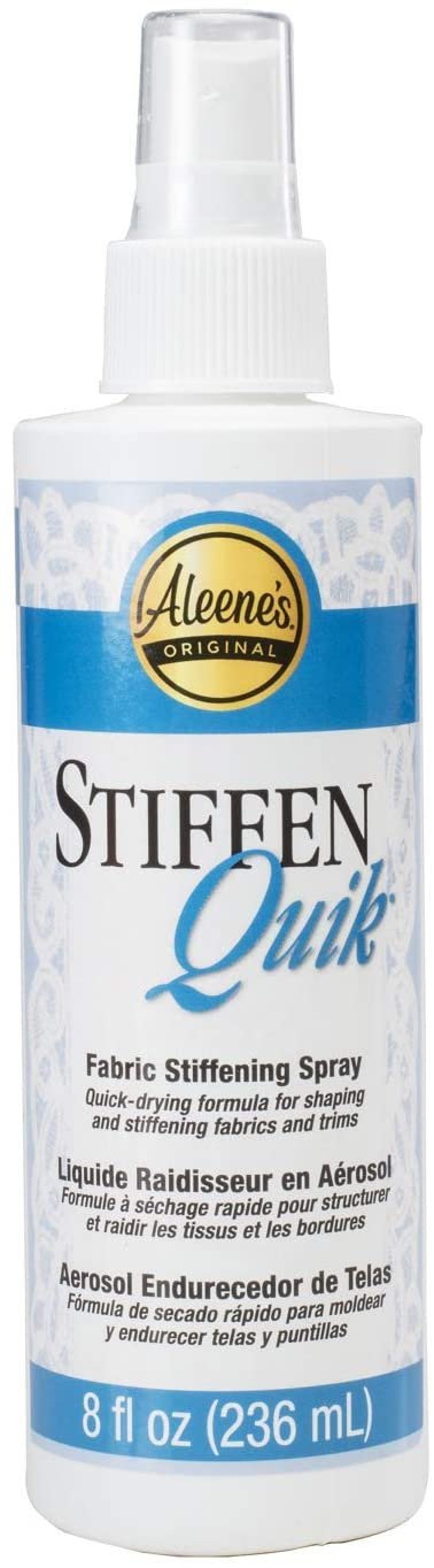 Aleene's 15581 Stiffen-quick Fabric Stiffening Spray 8oz,original Version 