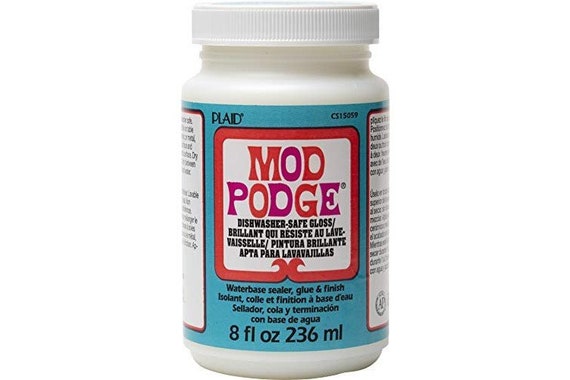  Customer reviews: Mod Podge Dishwasher Safe Waterbased Sealer,  Glue and Finish (8-Ounce), CS15059 Gloss, 8 Ounce