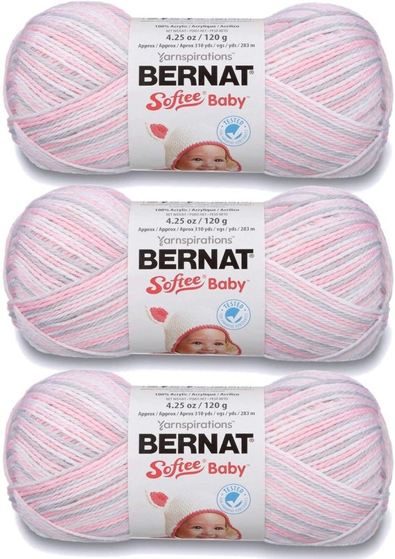 Bernat Softee Baby Yarn Ombres 3-pack 