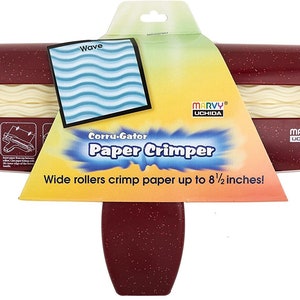 VILLCASE Paper Crimper for Crafts Quilling Comb Manual Crimper Paper Wave  Shape Crimper Paper Crimper for chip Bags DIY Manual Quilling Tool DIY Wave