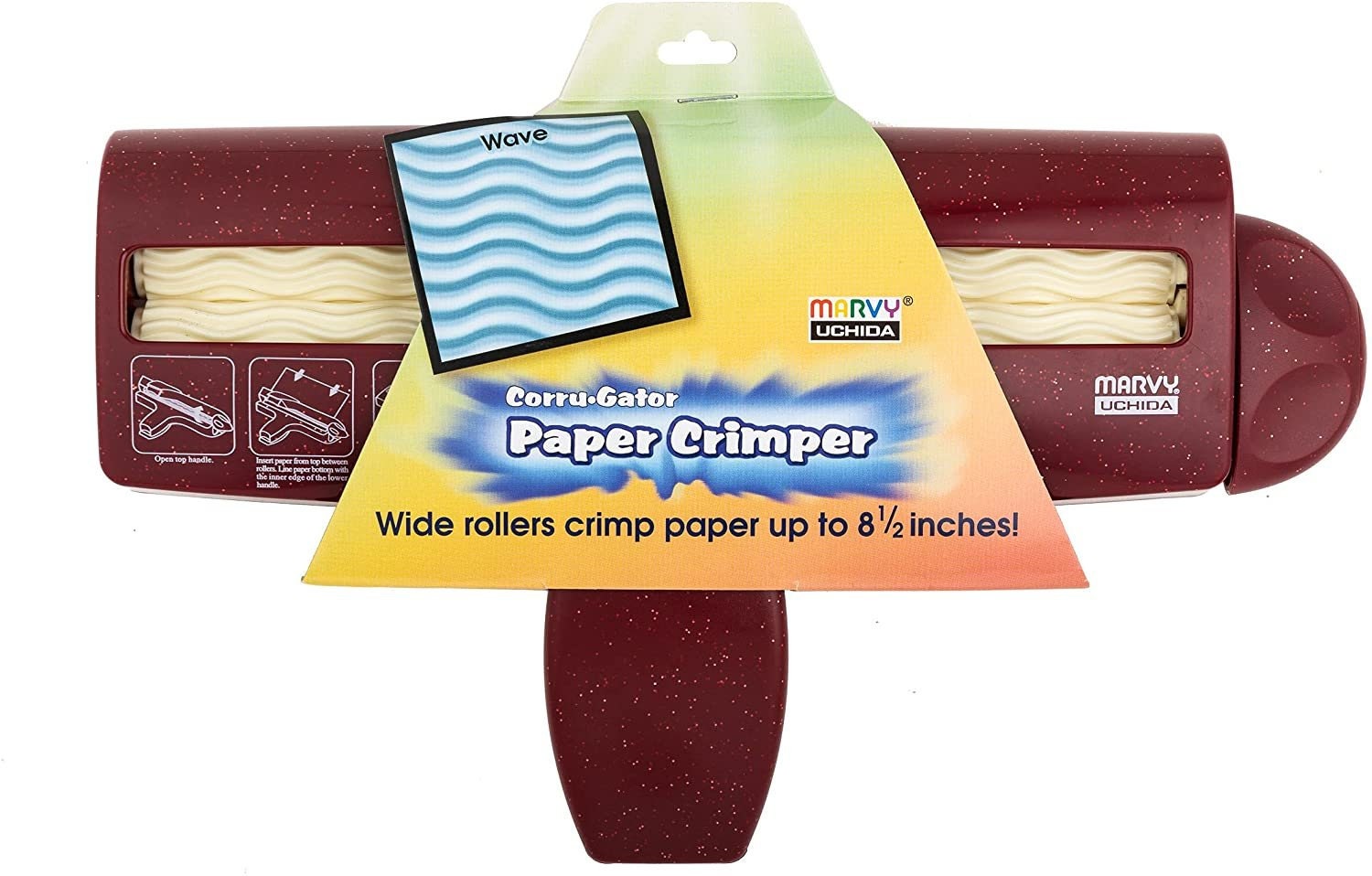 VILLCASE Paper Crimper for Crafts Quilling Comb Manual Crimper Paper Wave  Shape Crimper Paper Crimper for chip Bags DIY Manual Quilling Tool DIY Wave
