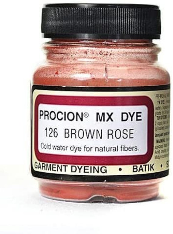 Jacquard Procion MX Dyes, 19g Pots, 42 Colours, Cold Water Dyes for Cotton,  Linen, Silk and Plant Based Fibres, Please Read Item Description 