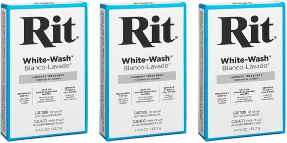 Rit White Wash Laundry Treatment Powder 1-7/8 oz, 6 Pack 