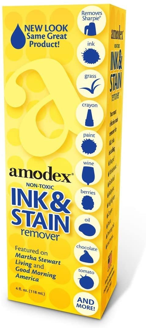 Amodex Ink & Stain Remover - 15ml Bottle with Brush