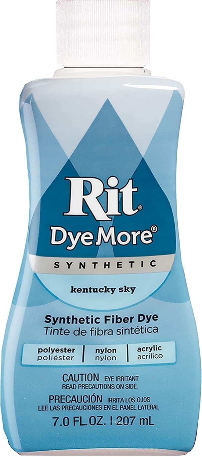 Rit Dyemore for Synthetic Fabrics Fibres Liquid Dye Polyester Acrylic 