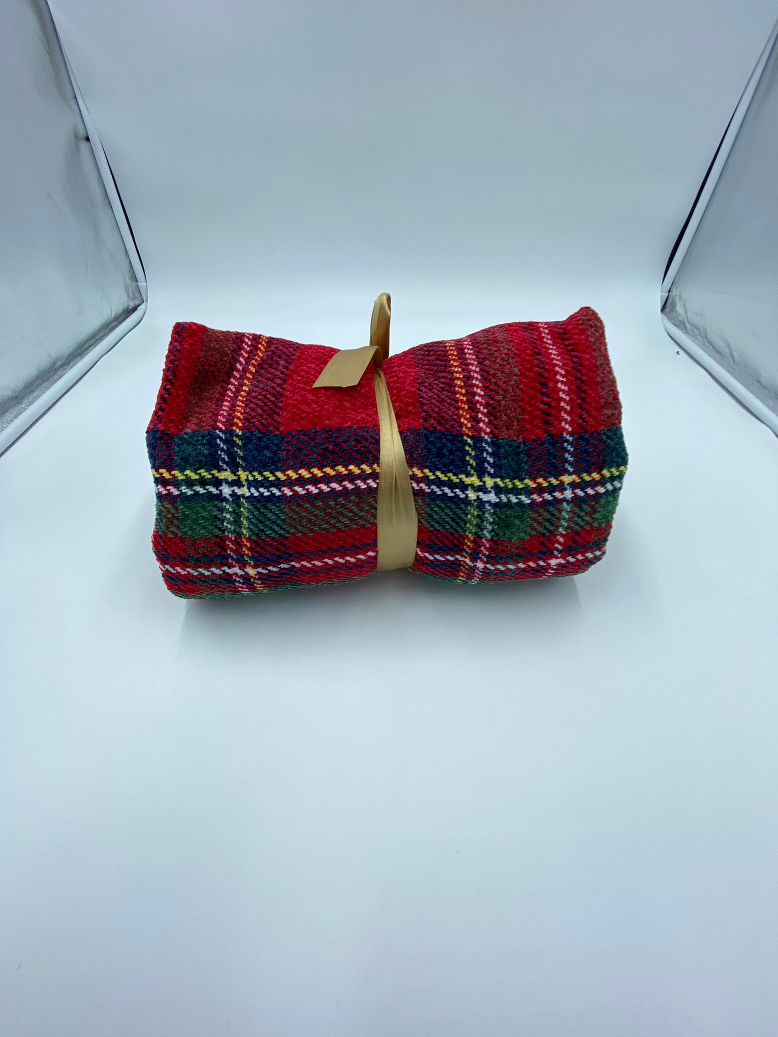 Soft Red Tartan Plaid Throw Blanket Etsy