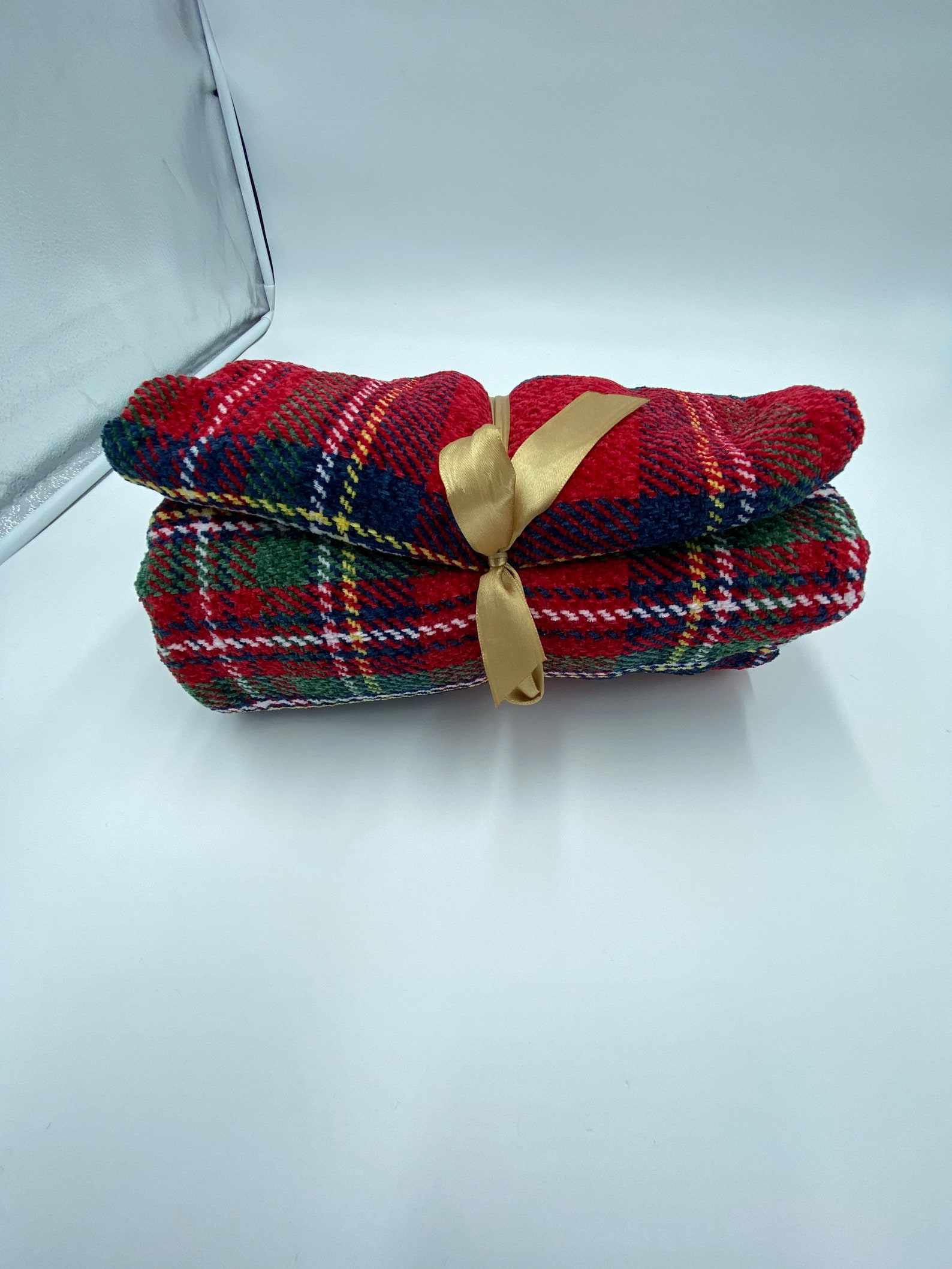 Soft Red Tartan Plaid Throw Blanket Etsy
