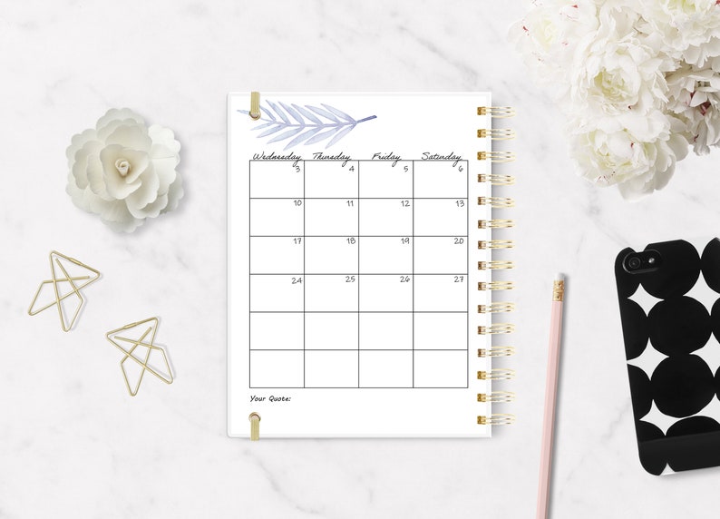 Printable 2024 Monthly Calendar Classic HP Planners Classic HP