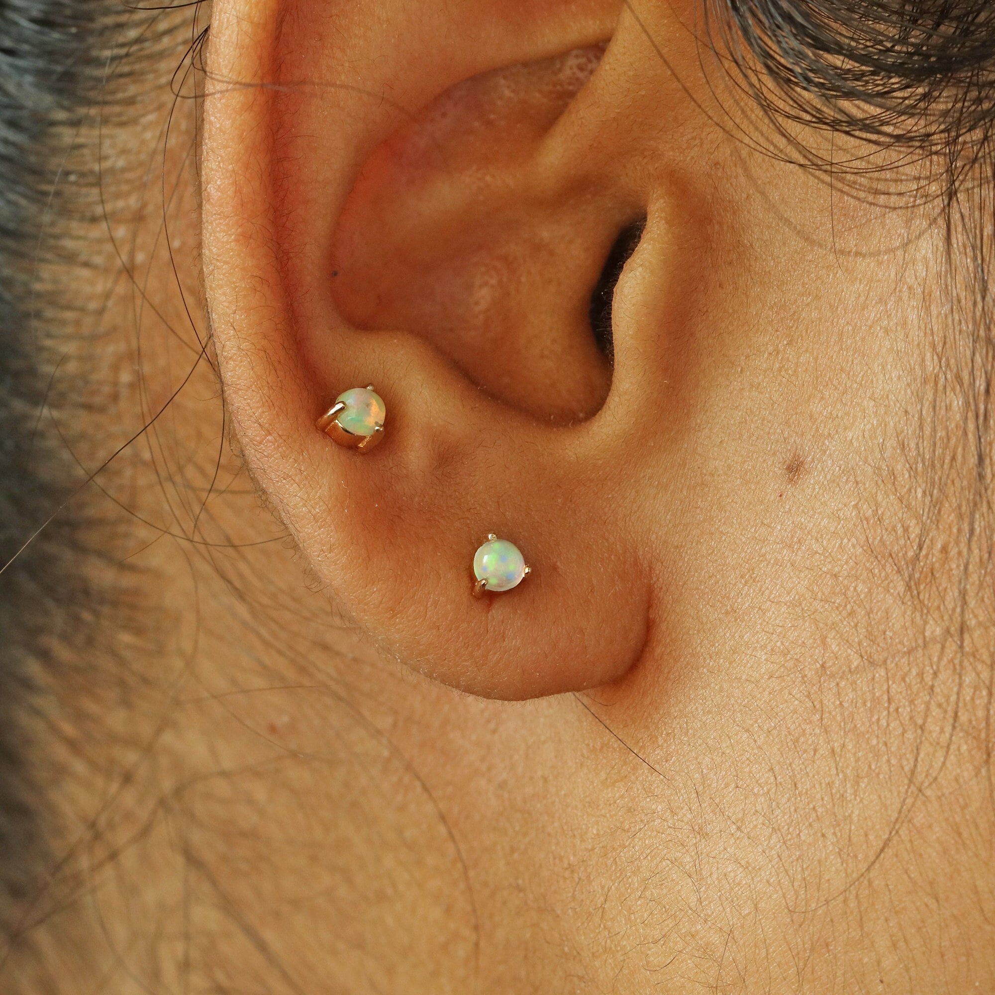 送料関税込【AMY O】Gemstone Duo Flat Back Stud Opal 国内発送 il_1080xN.4352228092_kded.jpg