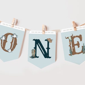 Cowboy Erster Geburtstag Hochstuhl Banner Erster Rodeo Cowboy Wimpel Banner Wild West Geburtstag Hängende Zeichen Southwest Hochstuhl Banner