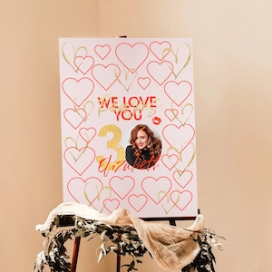 30 Reasons We Love You Template Thirty Birthday Guest Book Things For Love 30th Anniversary Gifts For Her Printable Party Decorations Banner
