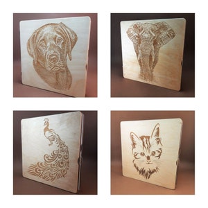Organizador de madera para cuentas Libro