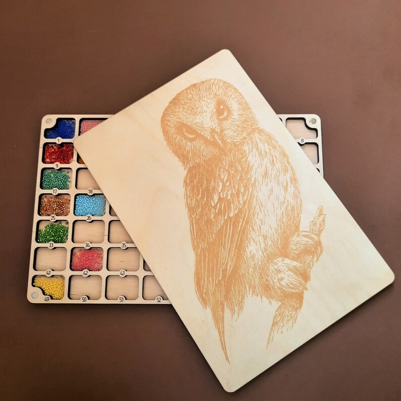 Rectangular Wooden Bead Organizer Owl cover Max 49 OFF Rectangular Wooden Bead Organizer Owl cover Max 49 OFF