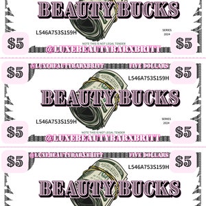 Beauty Bucks, Lash Cash, Loyalty Bucks for Clients image 2