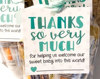Set 10 tags Thank you for Taking Such Good Care of Me and My Mommy Tags Nurse Thank You Tags Delivery Thank You Tags Delivery Nurse Tags