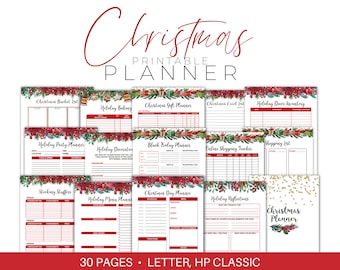 Christmas Planner Printable: Holiday Organizer Kit (PDF Download)