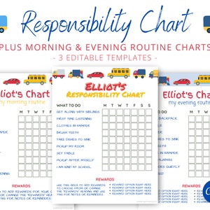 LKW Verantwortungs-Diagramm, Jungen-Aufgabe-Diagramm, Auto-Morgen-Routine-Diagramm, Fahrzeug-Abend-Routine-Diagramm