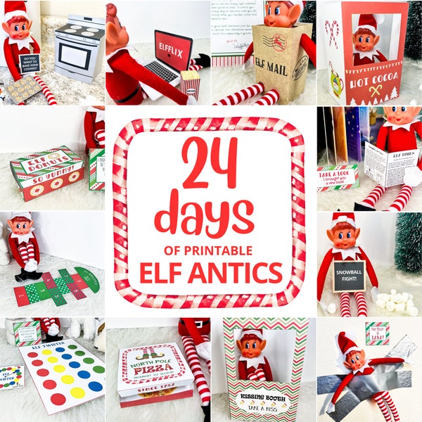 Elf Kit 24 Days of Printable Props