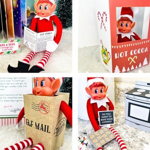 Elf Kit 24 Days of Printable Props & Games - Etsy