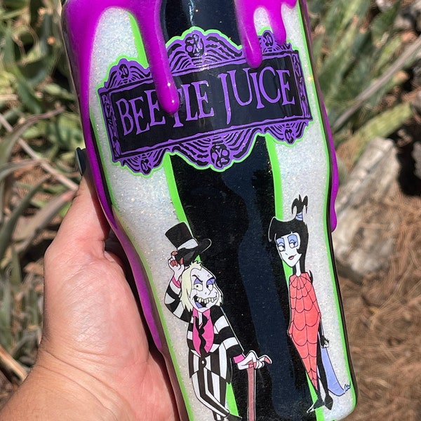 Beetlejuice Tumbler