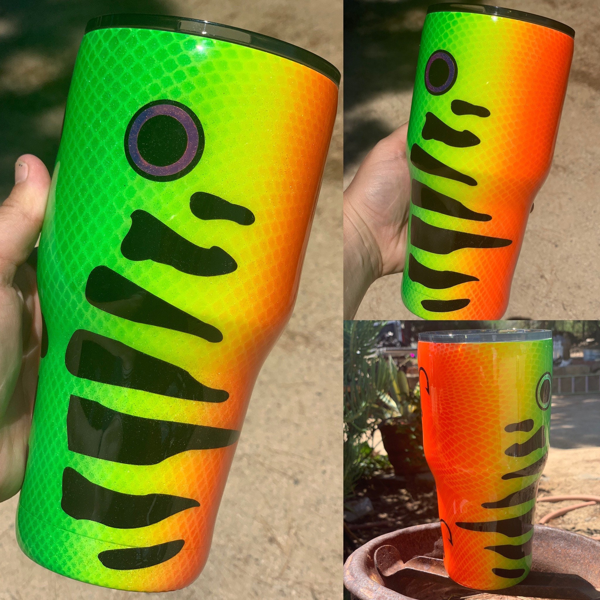 Fishing Lure Tumbler Etsy