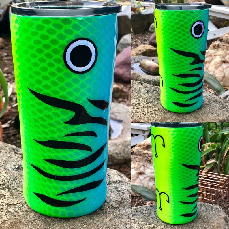 Fishing Lure Tumbler Etsy