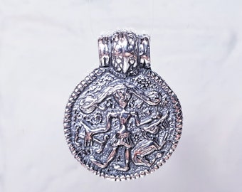 Silver Viking Necklace Tyr And Fenrir | Silver Norse Pendant | Viking Religion | Spiritual Values | Son Of Odin | Viking Jewellery Norway