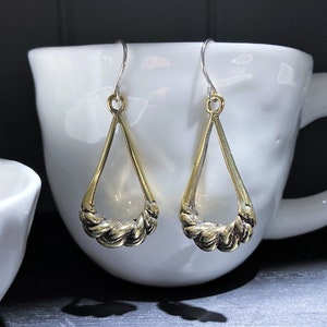 Bronze Latvian Namejs Earrings | Namejs Braided Earrings | Viking Earrings | Latvian Earrings | Silver | Gift for Women | Viking Jewelry
