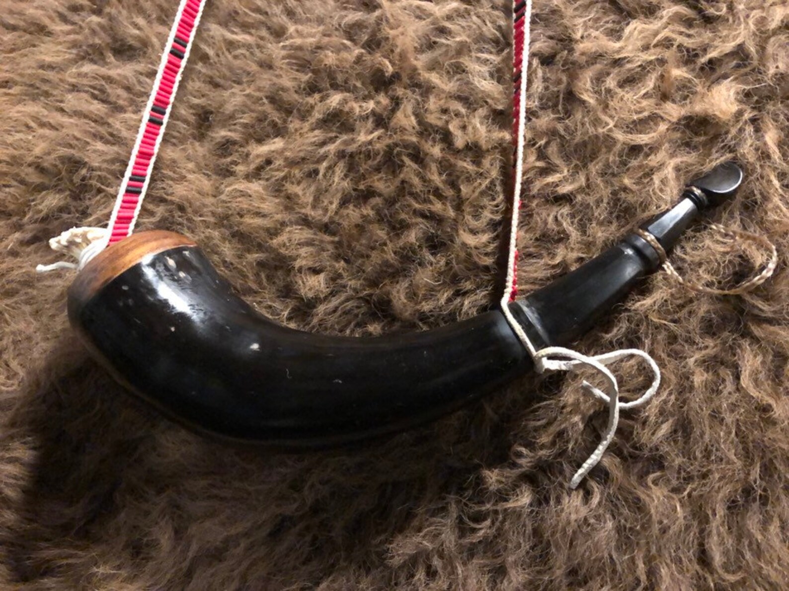 Buffalo powder horn Etsy