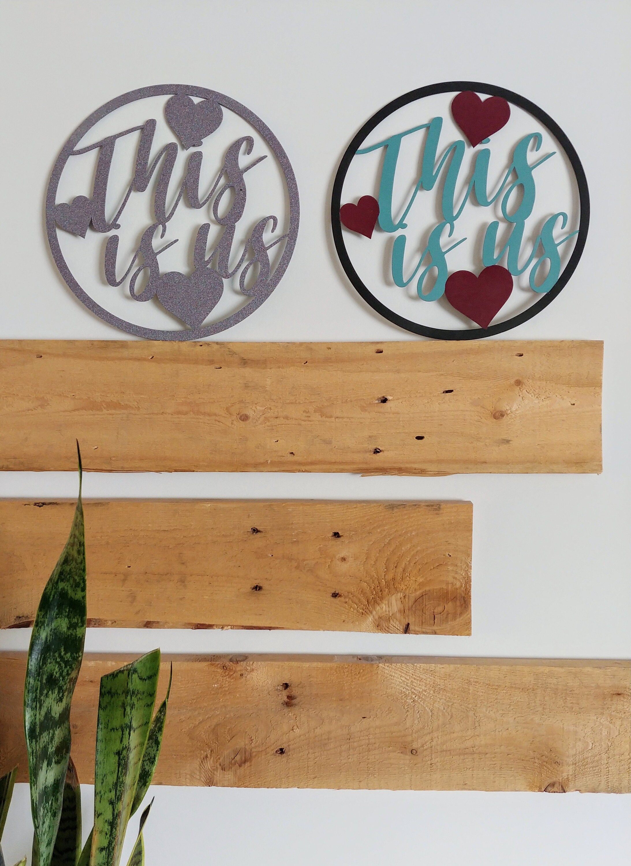 This Is Us Wall Sign Wedding Wall Decor Photo Wall Art Etsy