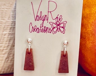 Triangle Resin Earrings