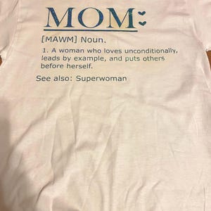 T-shirt pour maman