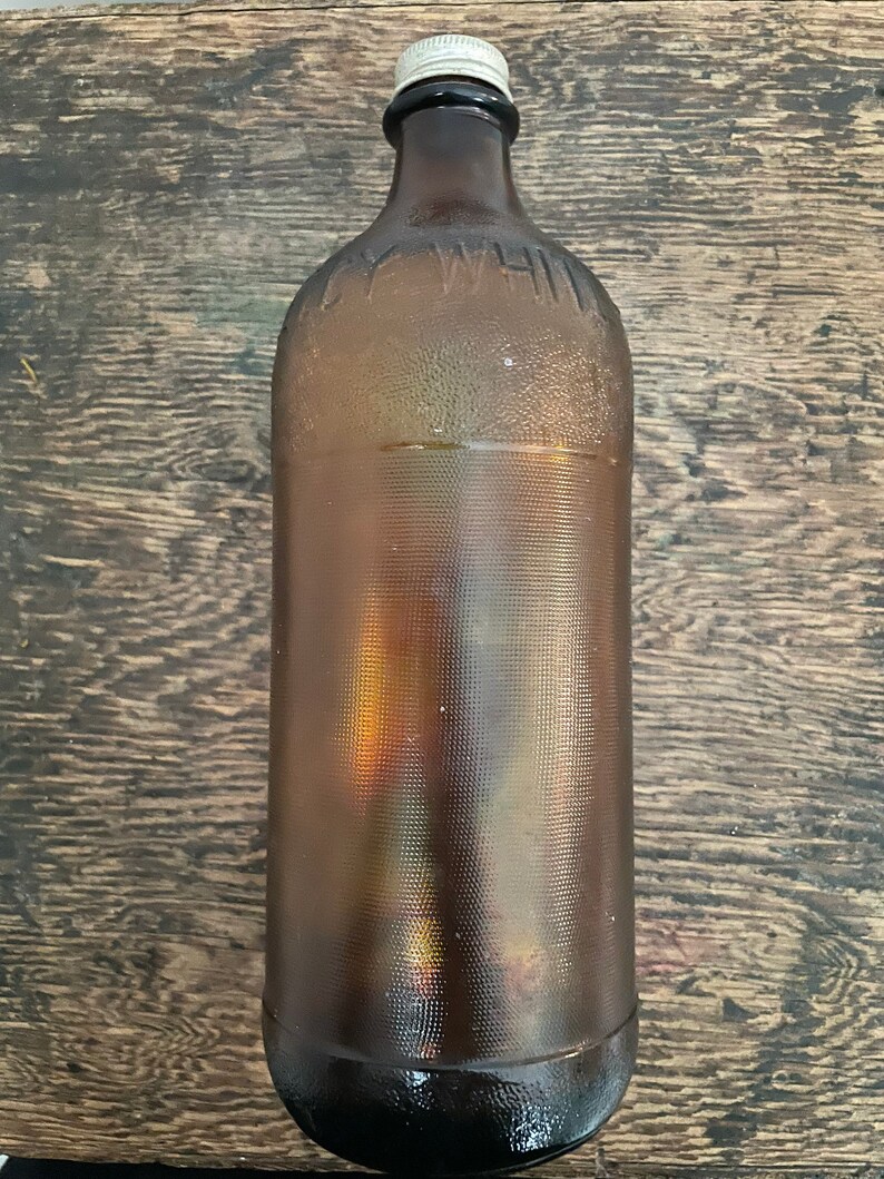 Vintage Fleecy White Bleach Bottle From John Rohm Products Co. - Etsy