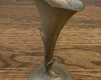 Vintage Silver Plated Calla Lily Bud Vase