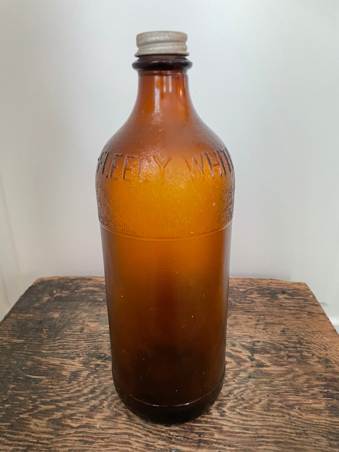 Vintage Fleecy White Bleach Bottle From John Rohm Products Co. Etsy