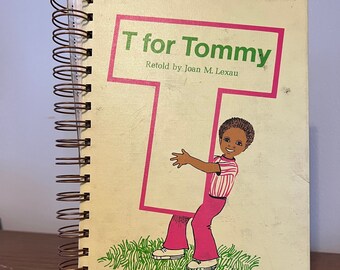 T for Tommy repurposed wire bound journal