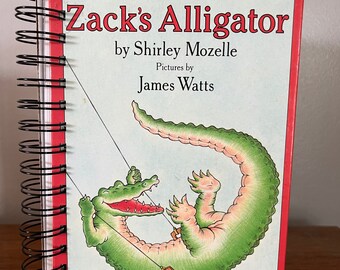 Zack's Alligator repurposed wire bound journal