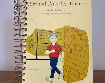 Around Another Corner repurposed wire bound journal