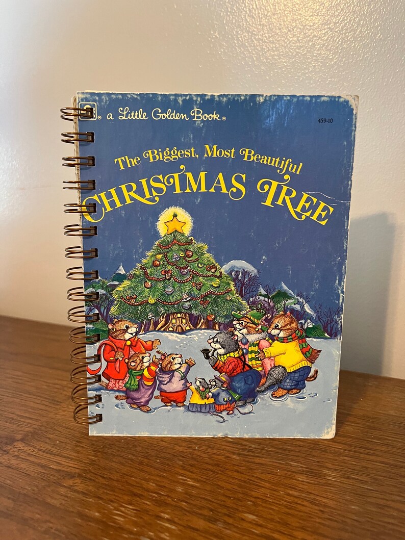 The Biggest Most Beautiful Christmas Tree Little Golden Etsy