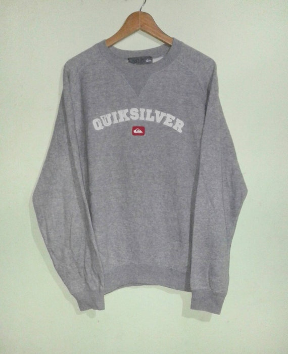 Vintage Quiksilver Sweatshirt Sweater Big Logo Medium Size Jumper..