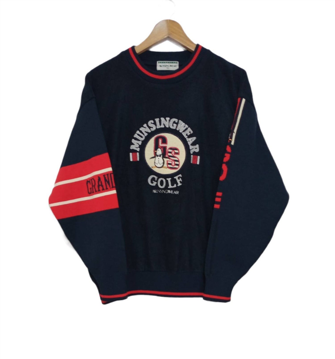 Vintage 90s Munsingwear GOLF Grandslam Big Logo Embroidery - Etsy