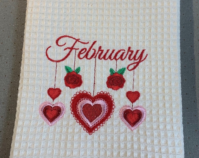 February Kitchen Towel