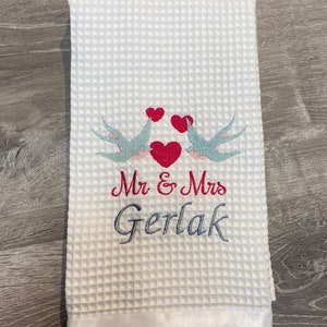 Mr & Mrs Kitchen Towel