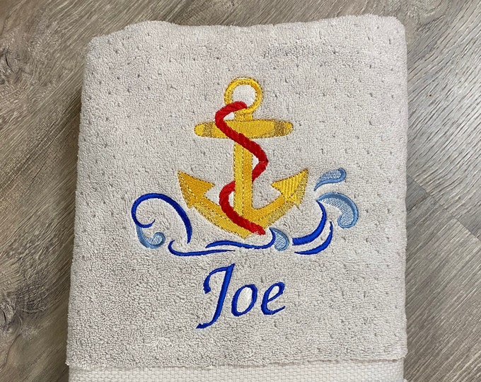 Anchor Bath Towel, hands towel
