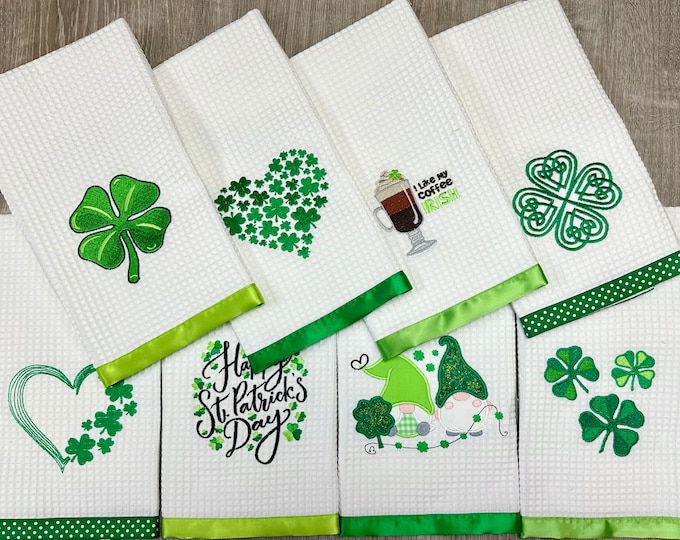 Happy St. Patrick's Day Kitchen Towels