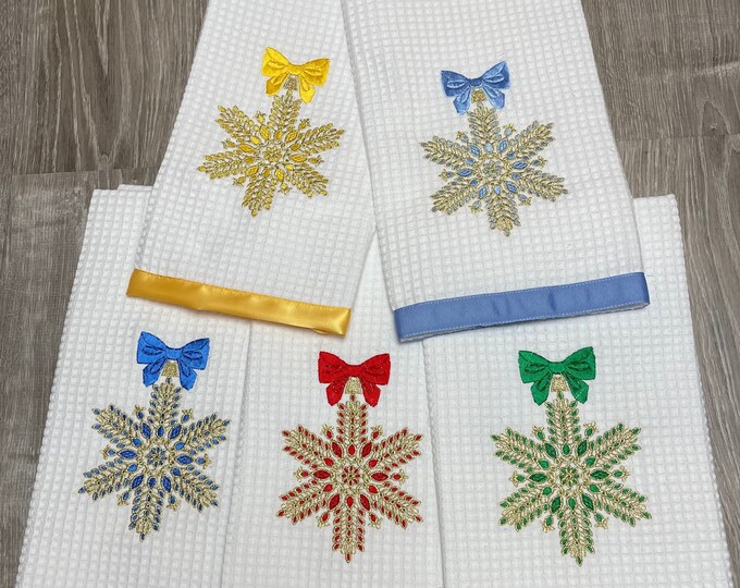 Snowflake Kitchen Towel