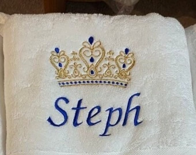 Crown bath towel ,crown hands towel
