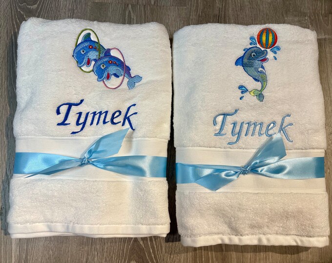 Dolphin Bath Towel