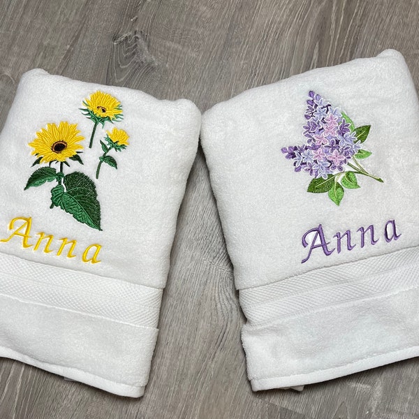 Sunflower Bath Towels Etsy