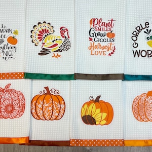 Fall, Thanksgiving Kitchen Towels